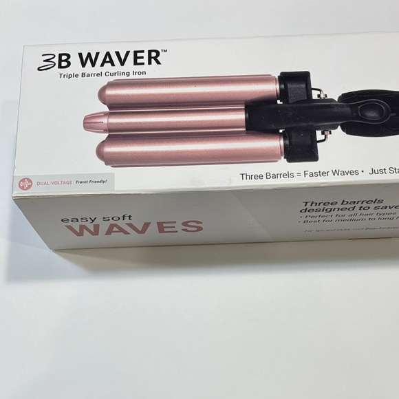 The Beachwaver Co. Accessories - The Beachwaver Co. Pink Triple Barrel Curling Iron